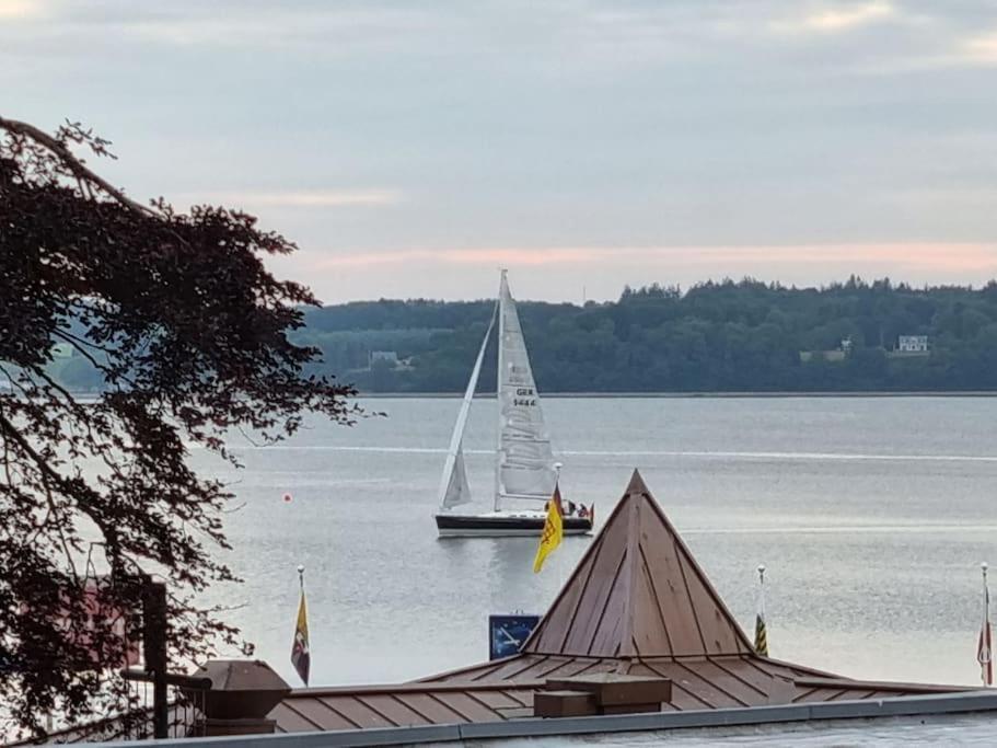 Meerblick-Am Strand, Im Kurpark! Glücksburg Kültér fotó